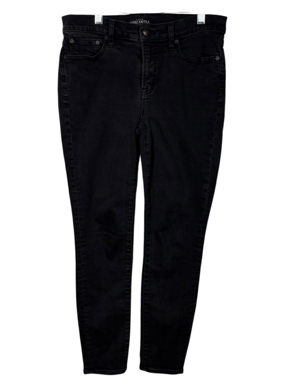 J.Crew Mercantile Black Slim Stretch Denim Skinny Jeans Casual Size 29 Minimal